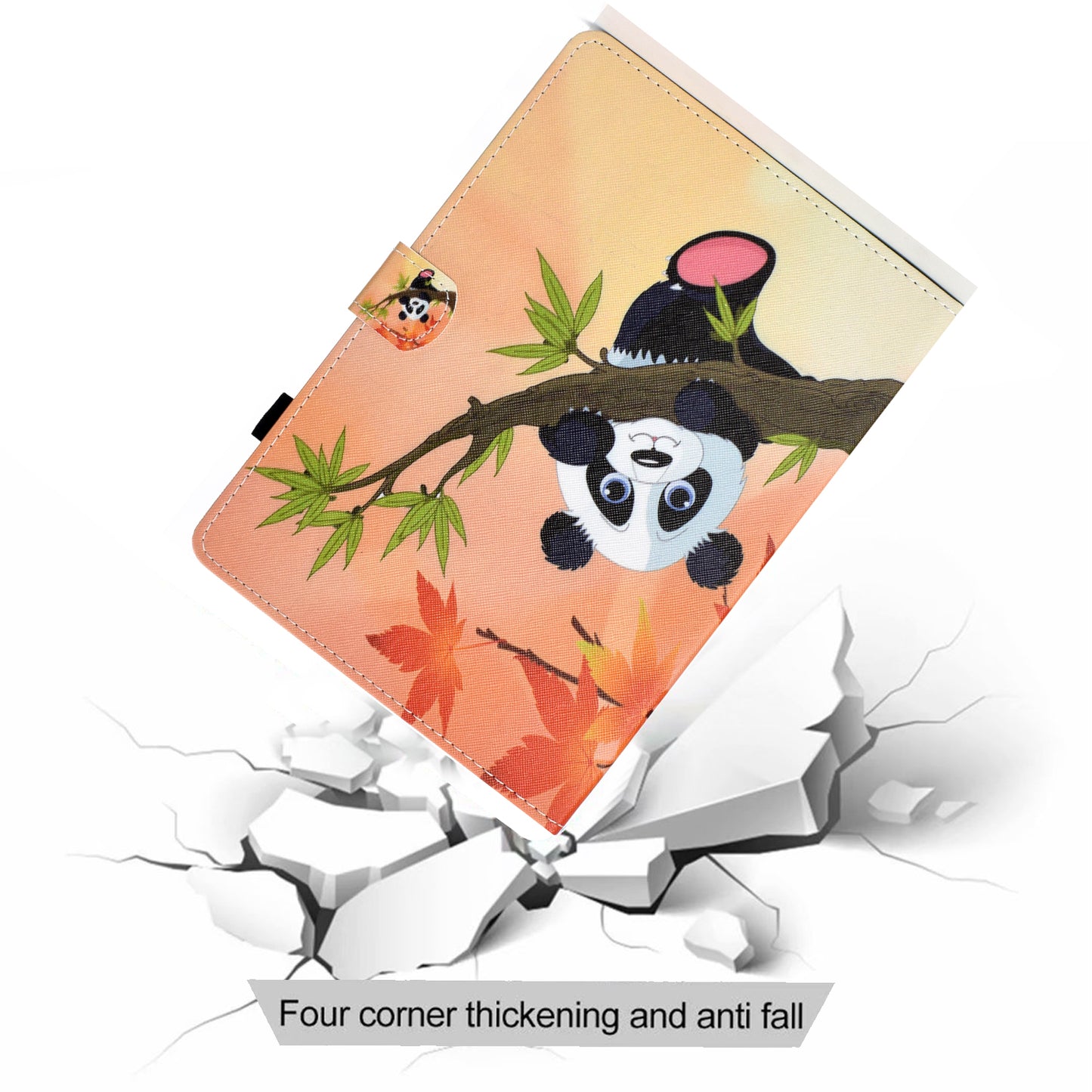 For Huawei MatePad SE 10.4-inch Stand Tablet Case Stitching Leather Pattern with Card Slots
