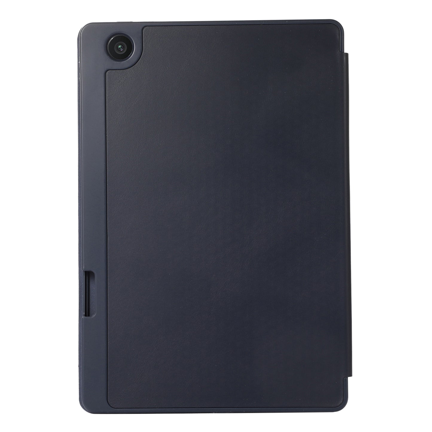 Tri-Fold Stand Cover for Lenovo Tab M10 Plus (3rd Gen) / Xiaoxin Pad 2022 10.6 inch , PU Leather Solid Color Tablet Case with Pen Holder