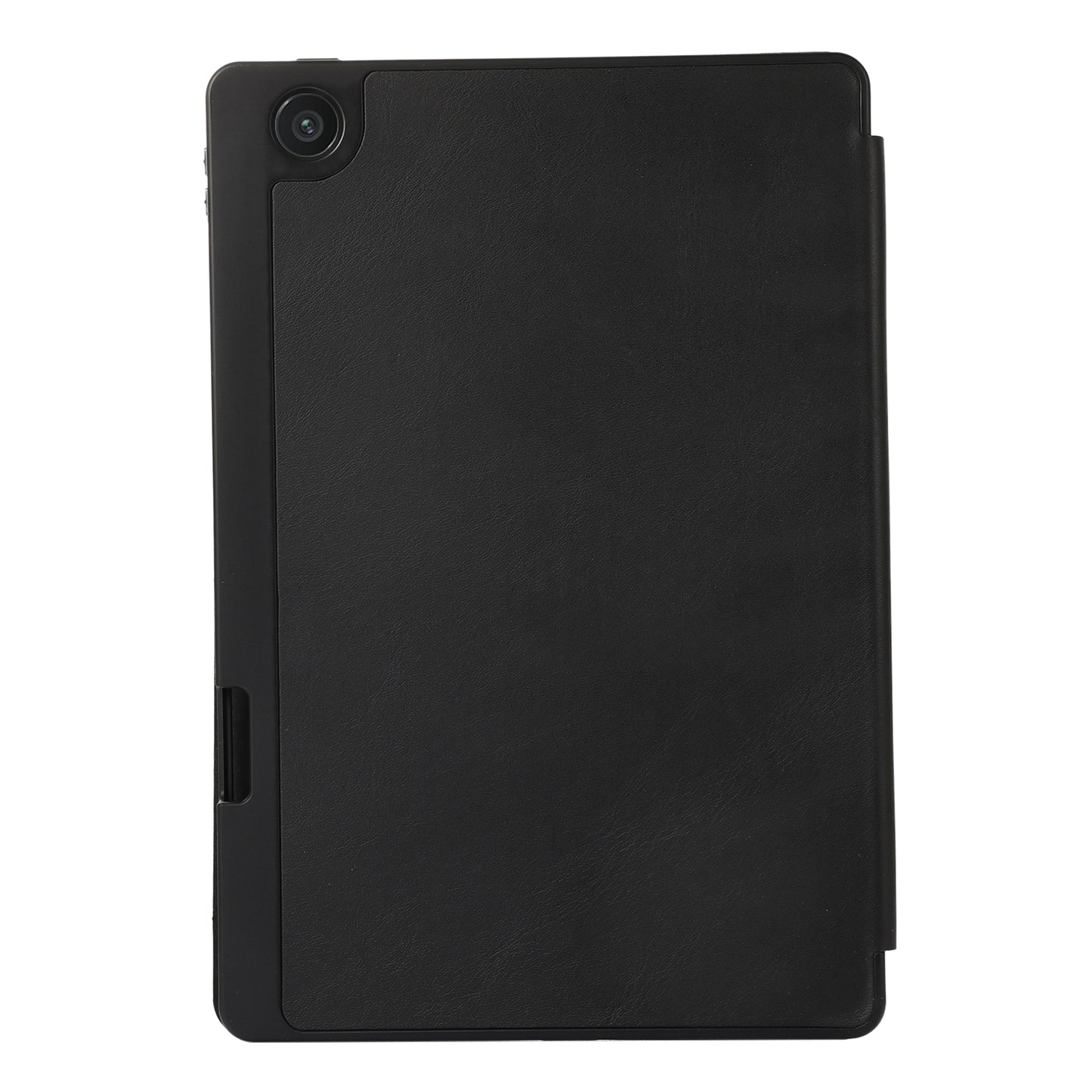 Tri-Fold Stand Cover for Lenovo Tab M10 Plus (3rd Gen) / Xiaoxin Pad 2022 10.6 inch , PU Leather Solid Color Tablet Case with Pen Holder