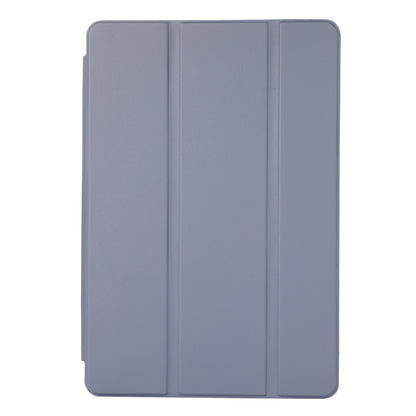 Tri-Fold Stand Cover for Lenovo Tab M10 Plus (3rd Gen) / Xiaoxin Pad 2022 10.6 inch , PU Leather Solid Color Tablet Case with Pen Holder