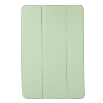 Tri-Fold Stand Cover for Lenovo Tab M10 Plus (3rd Gen) / Xiaoxin Pad 2022 10.6 inch , PU Leather Solid Color Tablet Case with Pen Holder