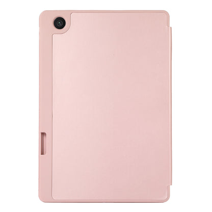 Tri-Fold Stand Cover for Lenovo Tab M10 Plus (3rd Gen) / Xiaoxin Pad 2022 10.6 inch , PU Leather Solid Color Tablet Case with Pen Holder