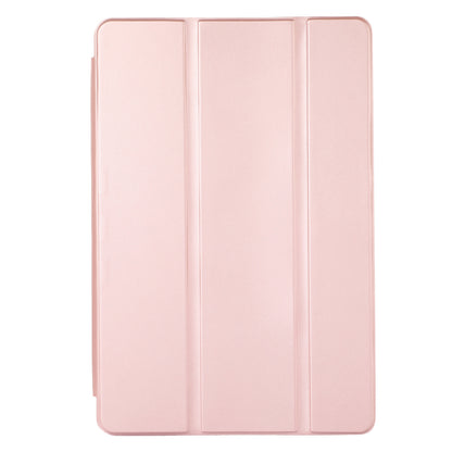 Tri-Fold Stand Cover for Lenovo Tab M10 Plus (3rd Gen) / Xiaoxin Pad 2022 10.6 inch , PU Leather Solid Color Tablet Case with Pen Holder