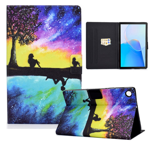For Huawei MatePad SE 10.4-inch Stand Tablet Leather Case Pattern Printing Card Slot Tablet Cover