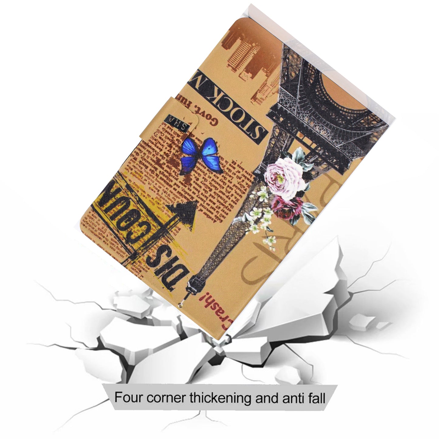 For Huawei MatePad SE 10.4-inch Stand Tablet Leather Case Pattern Printing Card Slot Tablet Cover