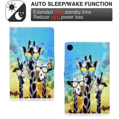 For Huawei MatePad SE 10.4-inch Stand Tablet Leather Case Pattern Printing Card Slot Tablet Cover