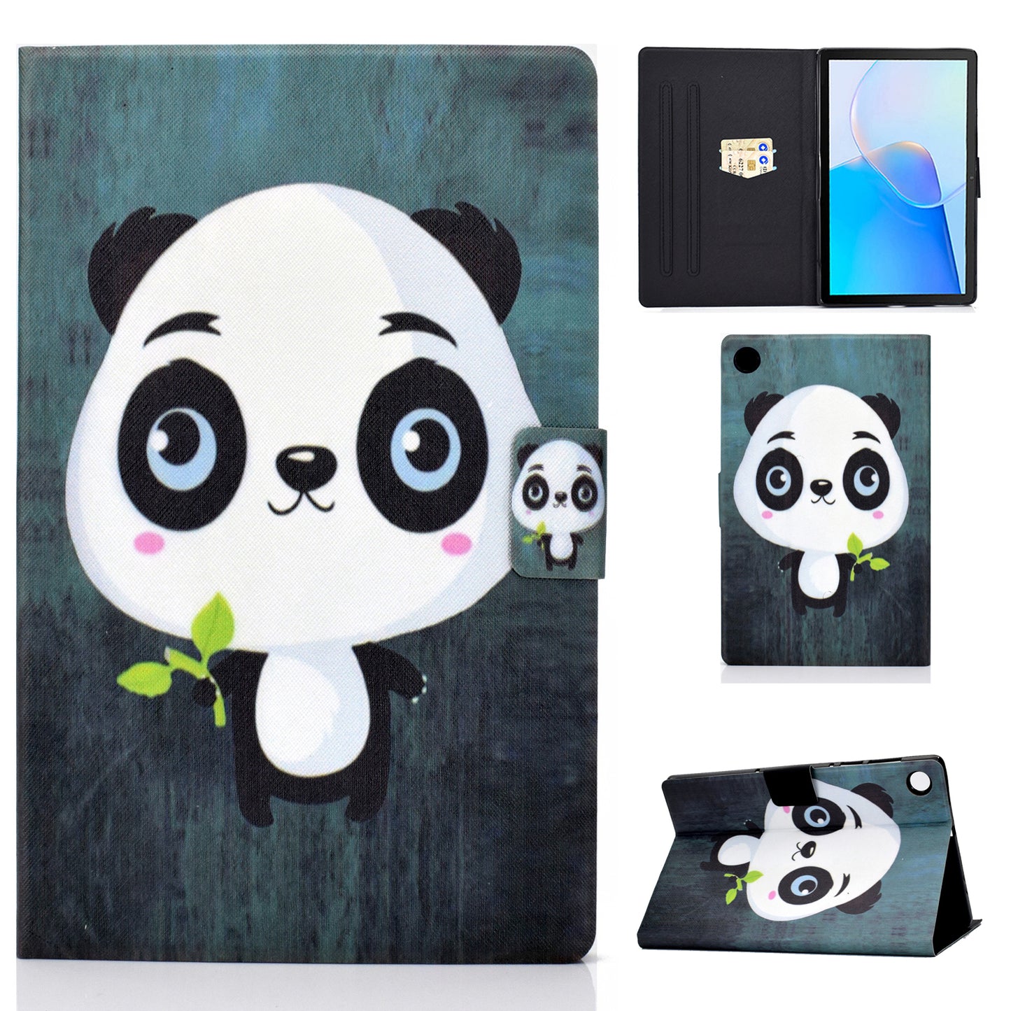 For Huawei MatePad SE 10.4-inch Stand Tablet Leather Case Pattern Printing Card Slot Tablet Cover