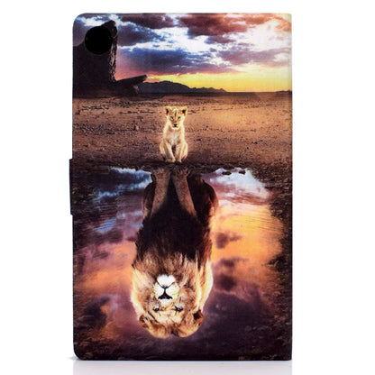 For Huawei MatePad SE 10.4-inch Stand Tablet Leather Case Pattern Printing Card Slot Tablet Cover