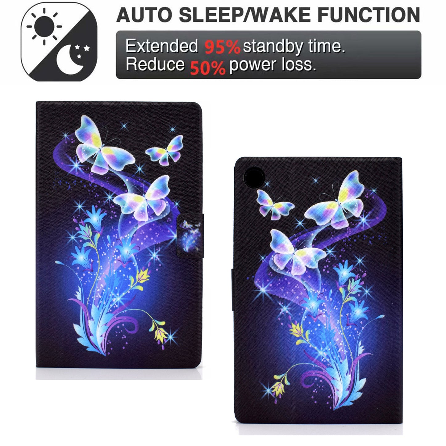 For Huawei MatePad SE 10.4-inch Stand Tablet Leather Case Pattern Printing Card Slot Tablet Cover