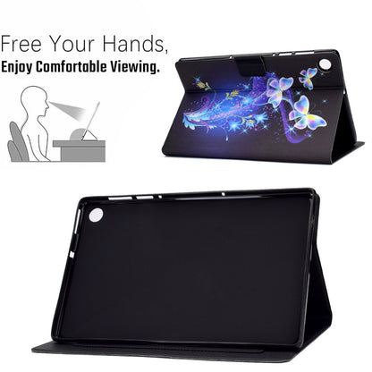 For Huawei MatePad SE 10.4-inch Stand Tablet Leather Case Pattern Printing Card Slot Tablet Cover