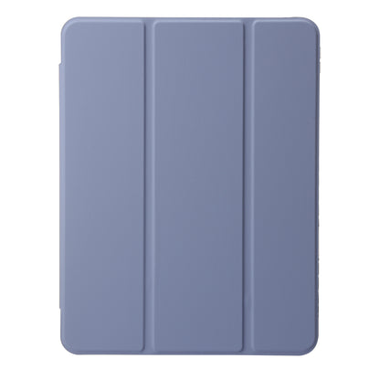 Tablet Case for iPad Pro 11 (2018) / (2020) / (2021) / (2022) / iPad Air (2020) / (2022) / iPad 10.9 (2022) Leather + Clear Acrylic  Trifold Stand Cover