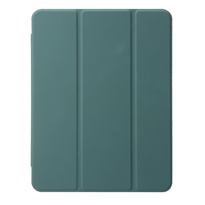 Tablet Case for iPad Pro 11 (2018) / (2020) / (2021) / (2022) / iPad Air (2020) / (2022) / iPad 10.9 (2022) Leather + Clear Acrylic  Trifold Stand Cover