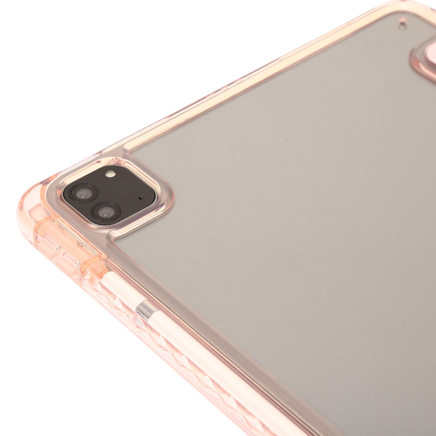 Tablet Case for iPad Pro 11 (2018) / (2020) / (2021) / (2022) / iPad Air (2020) / (2022) / iPad 10.9 (2022) Leather + Clear Acrylic  Trifold Stand Cover