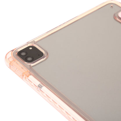 Tablet Case for iPad Pro 11 (2018) / (2020) / (2021) / (2022) / iPad Air (2020) / (2022) / iPad 10.9 (2022) Leather + Clear Acrylic  Trifold Stand Cover