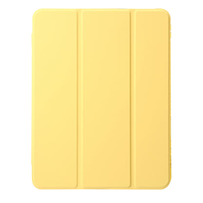 Tablet Case for iPad Pro 11 (2018) / (2020) / (2021) / (2022) / iPad Air (2020) / (2022) / iPad 10.9 (2022) Leather + Clear Acrylic  Trifold Stand Cover
