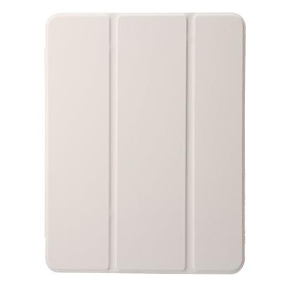 Tablet Case for iPad Pro 11 (2018) / (2020) / (2021) / (2022) / iPad Air (2020) / (2022) / iPad 10.9 (2022) Leather + Clear Acrylic  Trifold Stand Cover