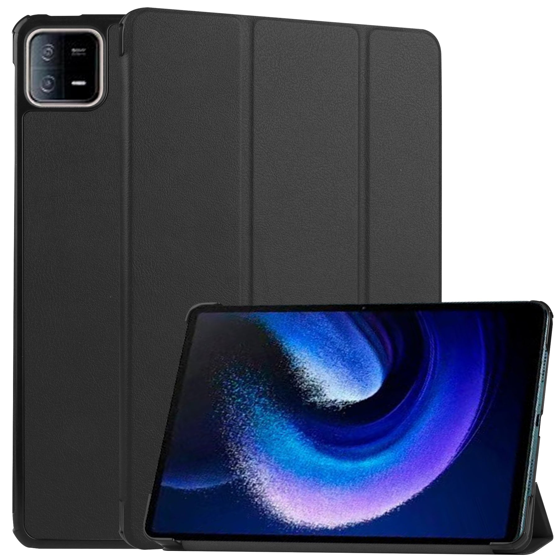 For Xiaomi Pad 6 Tri-fold Stand Tablet Case Auto Wake  /  Sleep Leather Tablet Cover