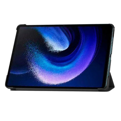 For Xiaomi Pad 6 Tri-fold Stand Tablet Case Auto Wake  /  Sleep Leather Tablet Cover