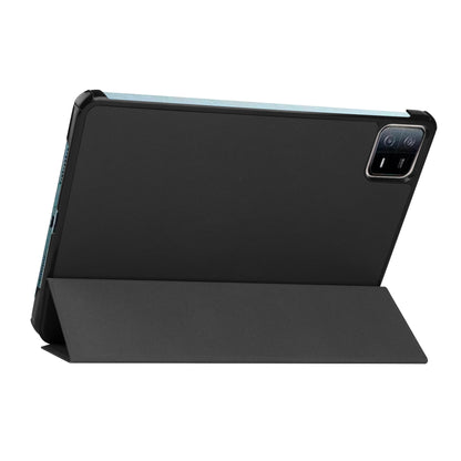 For Xiaomi Pad 6 Tri-fold Stand Tablet Case Auto Wake  /  Sleep Leather Tablet Cover