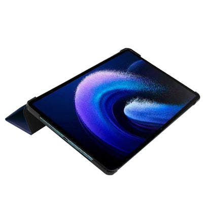 For Xiaomi Pad 6 Tri-fold Stand Tablet Case Auto Wake  /  Sleep Leather Tablet Cover