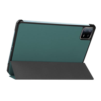 For Xiaomi Pad 6 Tri-fold Stand Tablet Case Auto Wake  /  Sleep Leather Tablet Cover