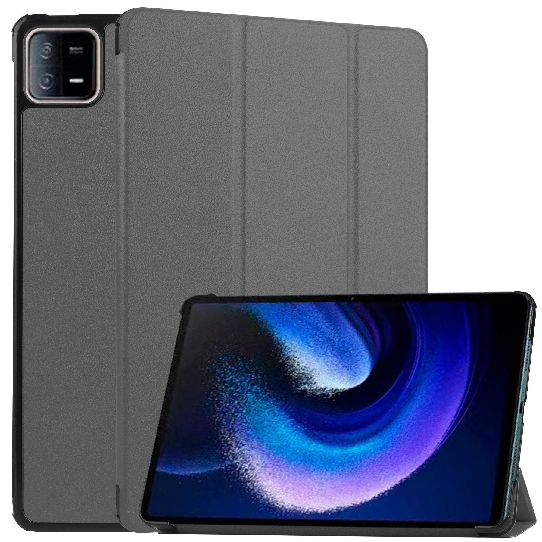 For Xiaomi Pad 6 Tri-fold Stand Tablet Case Auto Wake  /  Sleep Leather Tablet Cover