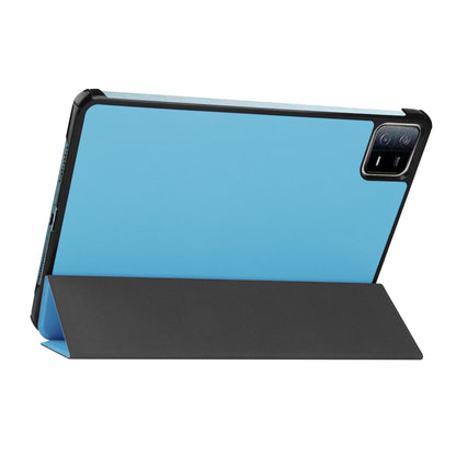 For Xiaomi Pad 6 Tri-fold Stand Tablet Case Auto Wake  /  Sleep Leather Tablet Cover