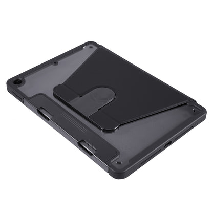For iPad 9.7-inch (2017) / (2018) Rotating Stand Tablet Case Tablet Leather Cover with Detachable Pencil Holder