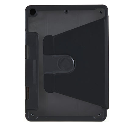 For iPad 9.7-inch (2017) / (2018) Rotating Stand Tablet Case Tablet Leather Cover with Detachable Pencil Holder