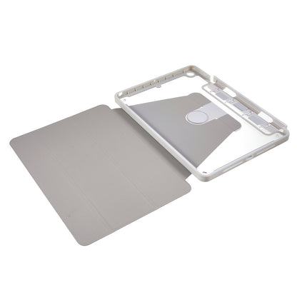 For iPad 9.7-inch (2017) / (2018) Rotating Stand Tablet Case Tablet Leather Cover with Detachable Pencil Holder