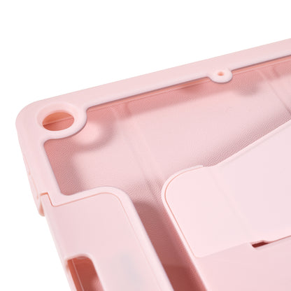For iPad 9.7-inch (2017) / (2018) Rotating Stand Tablet Case Tablet Leather Cover with Detachable Pencil Holder