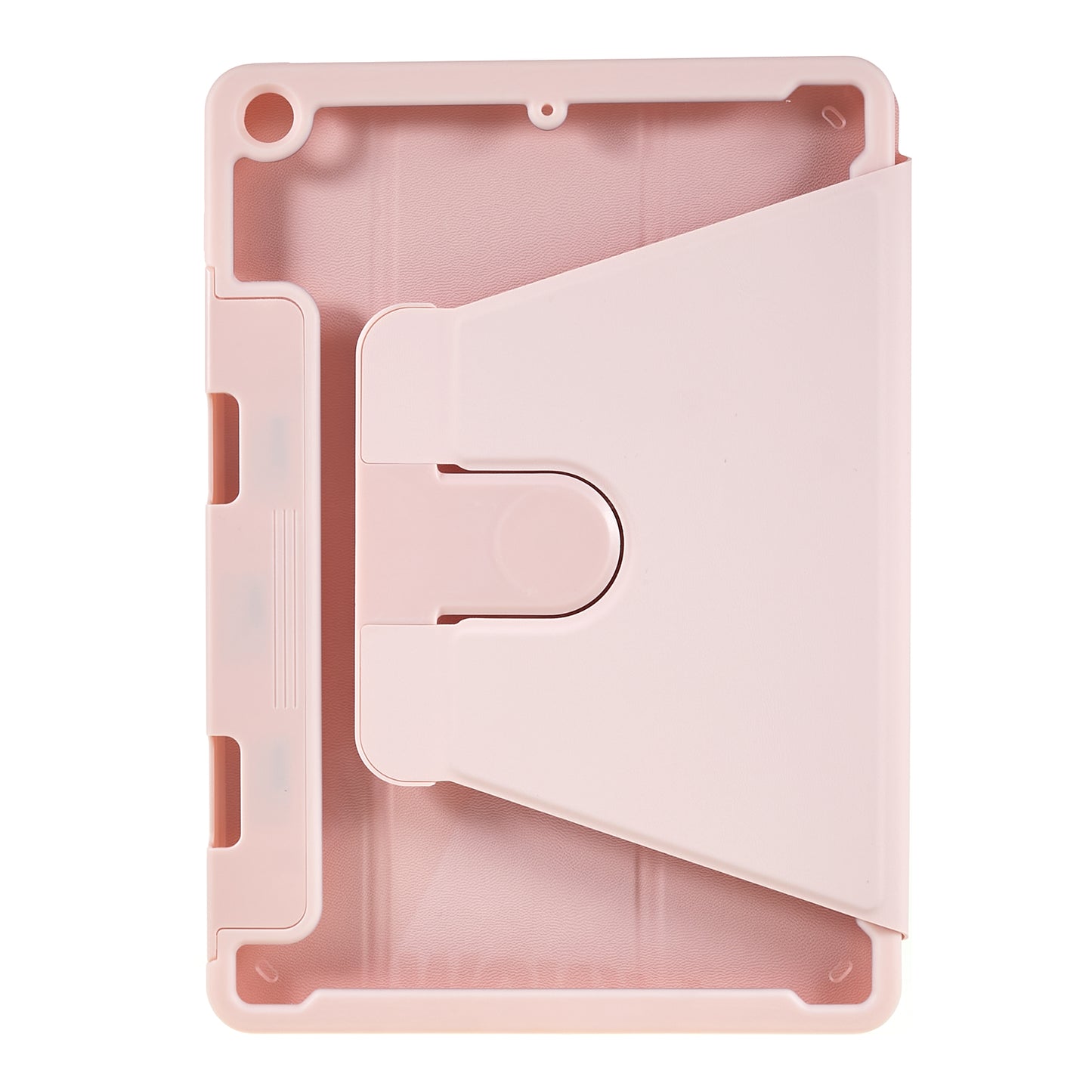 For iPad 9.7-inch (2017) / (2018) Rotating Stand Tablet Case Tablet Leather Cover with Detachable Pencil Holder
