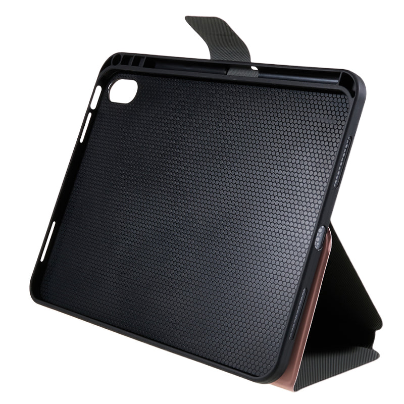 For iPad 10.9 (2022) PU Leather Tablet Case Stand Magnetic Clasp Tablet Cover