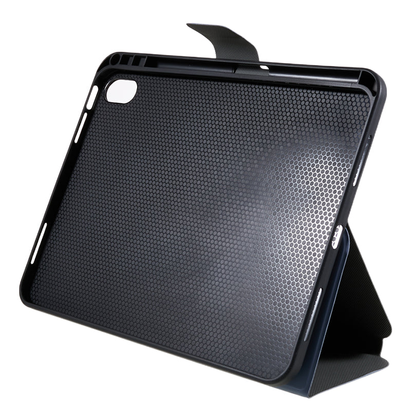 For iPad 10.9 (2022) PU Leather Tablet Case Stand Magnetic Clasp Tablet Cover