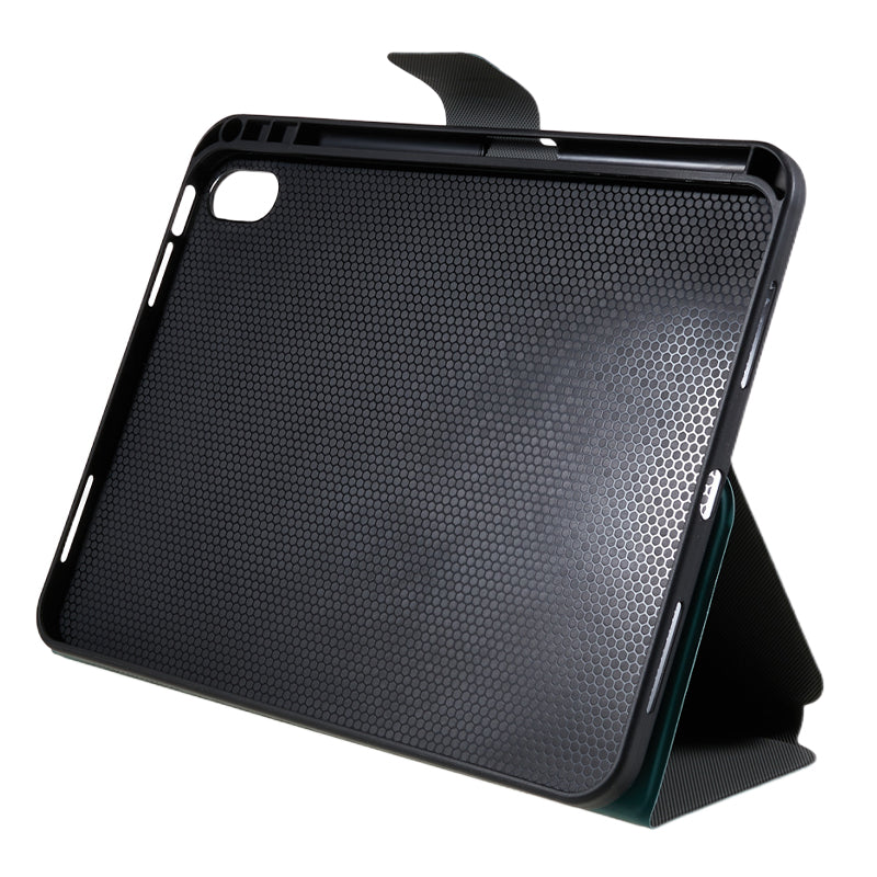 For iPad 10.9 (2022) PU Leather Tablet Case Stand Magnetic Clasp Tablet Cover
