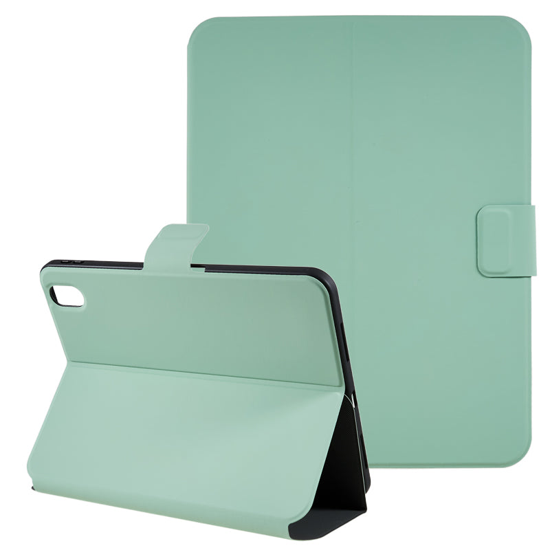 For iPad 10.9 (2022) PU Leather Tablet Case Stand Magnetic Clasp Tablet Cover