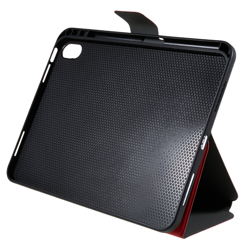For iPad 10.9 (2022) PU Leather Tablet Case Stand Magnetic Clasp Tablet Cover