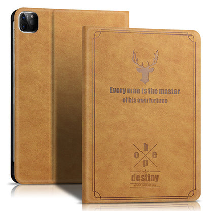 For iPad Pro 11 (2020) / (2021) / (2022) Stand Tablet Case PU Leather Anti-drop Tablet Cover