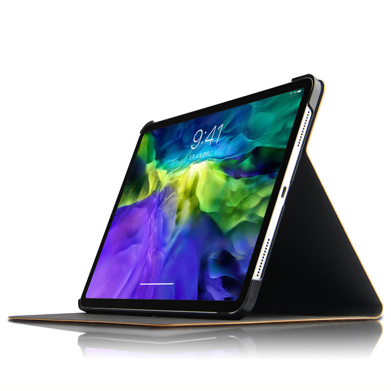 For iPad Pro 11 (2020) / (2021) / (2022) Stand Tablet Case PU Leather Anti-drop Tablet Cover