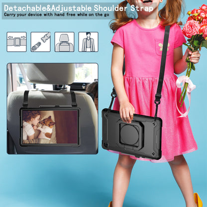 Tablet Case for Samsung Galaxy Tab S6 Lite P610 P615 / Tab S6 Lite (2022) P613 P617 P619 , Silicone+PC Kickstand Rugged Cover