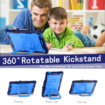 Tablet Case for Samsung Galaxy Tab S6 Lite P610 P615 / Tab S6 Lite (2022) P613 P617 P619 , Silicone+PC Kickstand Rugged Cover