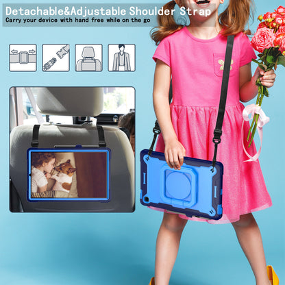 Tablet Case for Samsung Galaxy Tab S6 Lite P610 P615 / Tab S6 Lite (2022) P613 P617 P619 , Silicone+PC Kickstand Rugged Cover