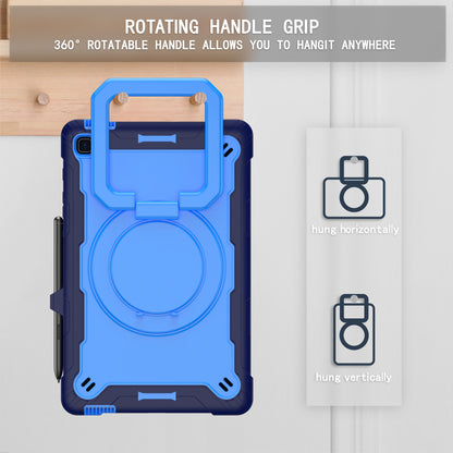 Tablet Case for Samsung Galaxy Tab S6 Lite P610 P615 / Tab S6 Lite (2022) P613 P617 P619 , Silicone+PC Kickstand Rugged Cover