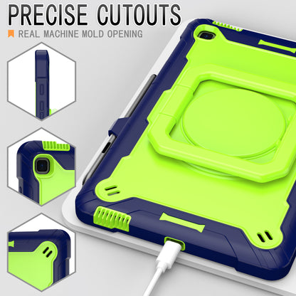 Tablet Case for Samsung Galaxy Tab S6 Lite P610 P615 / Tab S6 Lite (2022) P613 P617 P619 , Silicone+PC Kickstand Rugged Cover