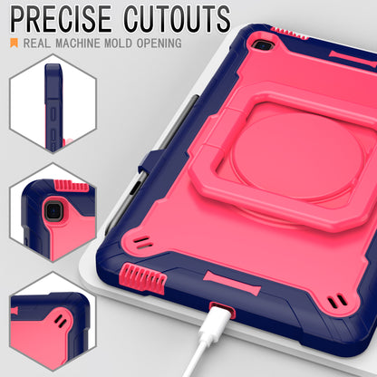 Tablet Case for Samsung Galaxy Tab S6 Lite P610 P615 / Tab S6 Lite (2022) P613 P617 P619 , Silicone+PC Kickstand Rugged Cover