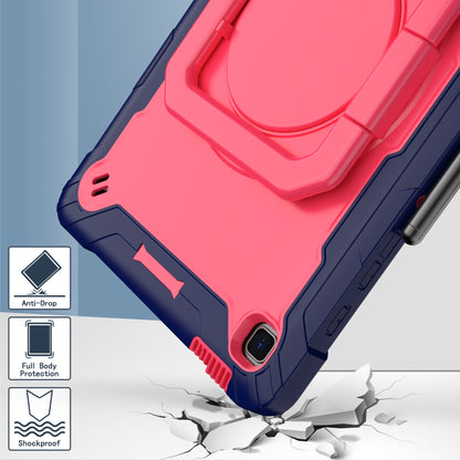 Tablet Case for Samsung Galaxy Tab S6 Lite P610 P615 / Tab S6 Lite (2022) P613 P617 P619 , Silicone+PC Kickstand Rugged Cover