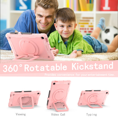 Tablet Case for Samsung Galaxy Tab S6 Lite P610 P615 / Tab S6 Lite (2022) P613 P617 P619 , Silicone+PC Kickstand Rugged Cover