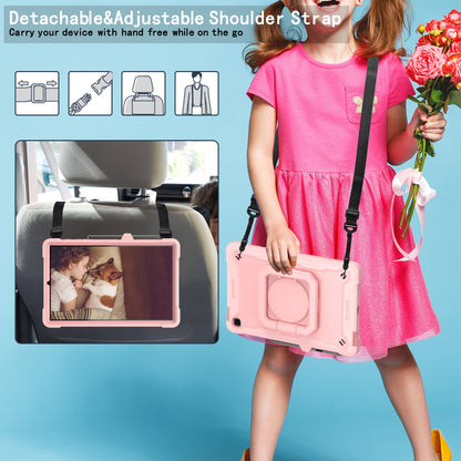Tablet Case for Samsung Galaxy Tab S6 Lite P610 P615 / Tab S6 Lite (2022) P613 P617 P619 , Silicone+PC Kickstand Rugged Cover