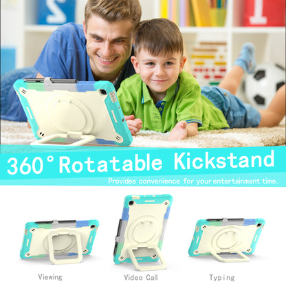 Tablet Case for Samsung Galaxy Tab S6 Lite P610 P615 / Tab S6 Lite (2022) P613 P617 P619 , Silicone+PC Kickstand Rugged Cover