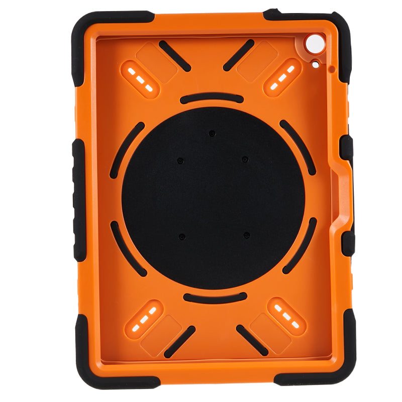 PEPKOO For iPad 10.9 (2022) Tablet Case 360 Degree Rotation Kickstand Silicone+PC+ABS Tablet Cover